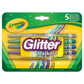 Crayola 5 Glitter Markers