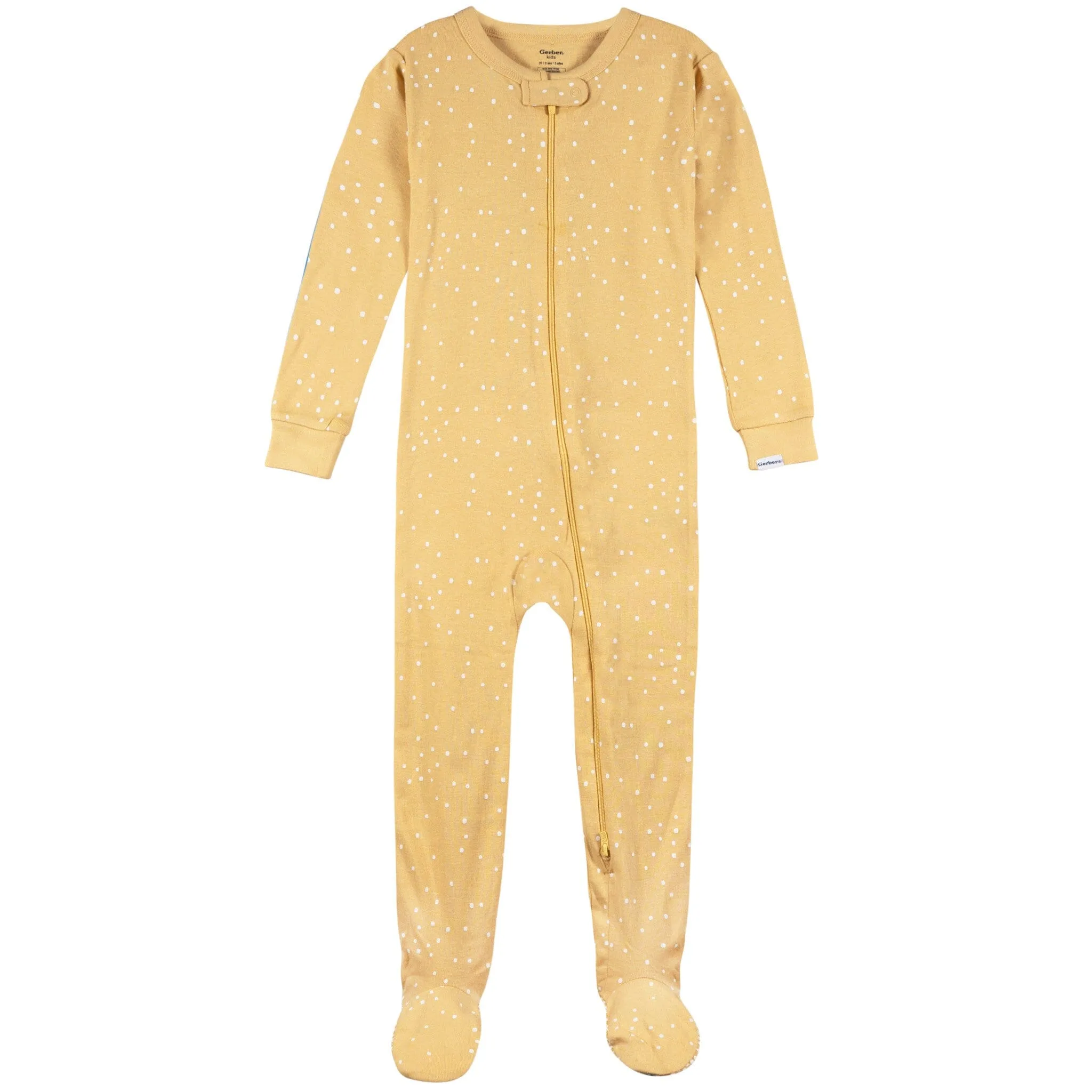 2-Pack Baby & Toddler Neutral Safari Snug Fit Footed Pajamas