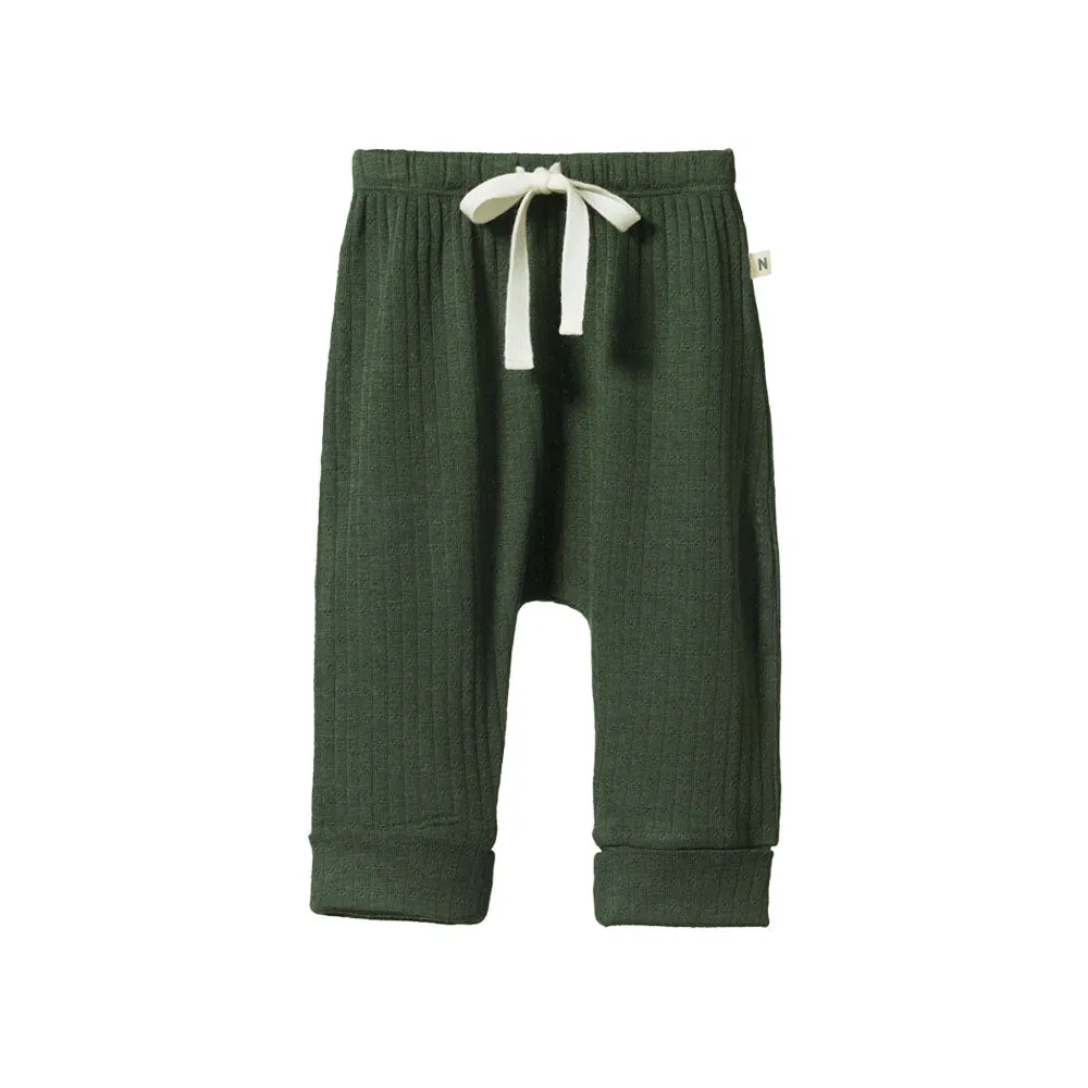 Baby Pants - Pointelle - Organic wool - More colors