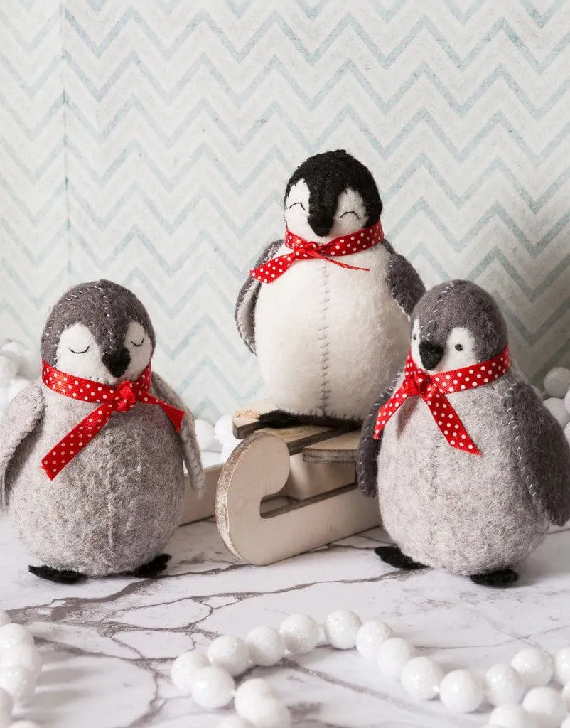 Baby Penguins Felt Craft Kit by Corinne Lapierre