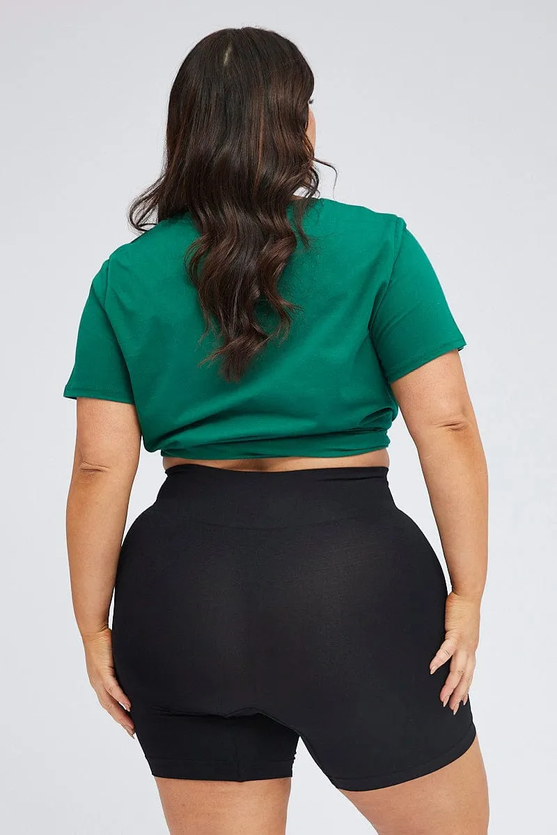 Black Bike Shorts Seamless