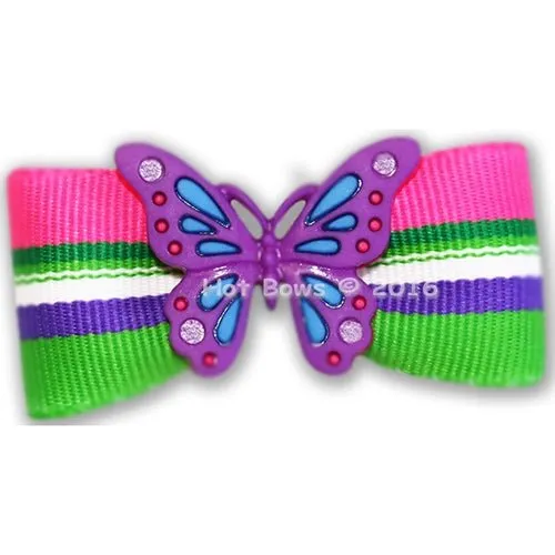 Butterfly Purple Hair Bow