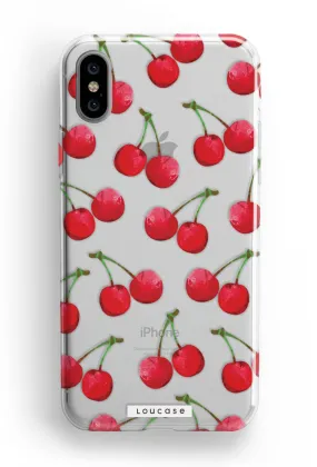 Cherry KLEARLUX™ Phone Case | LOUCASE