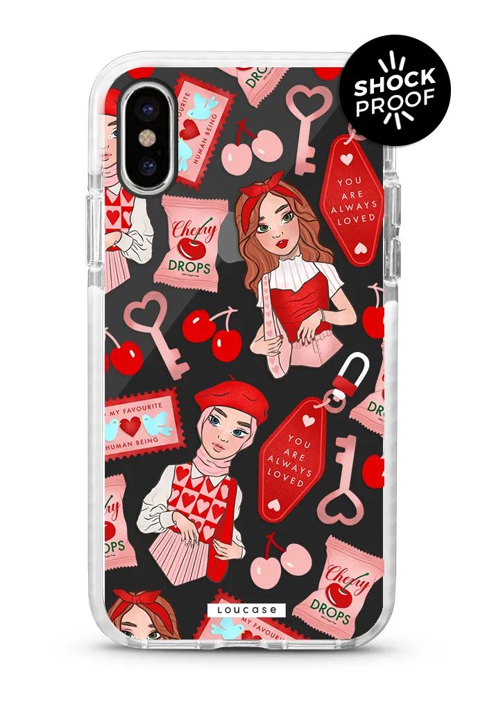 Cherry Love - PROTECH™ Special Edition To Be Loved Collection Phone Case | LOUCASE