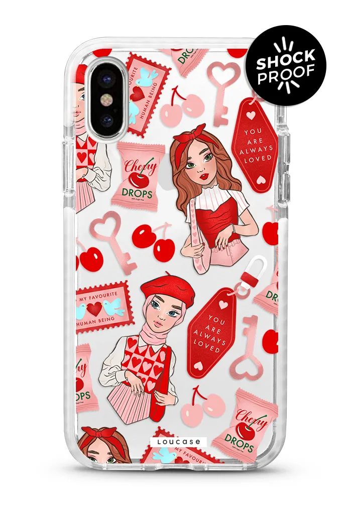 Cherry Love - PROTECH™ Special Edition To Be Loved Collection Phone Case | LOUCASE