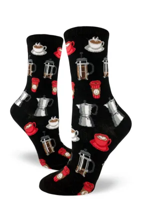 Coffee Break Women's Crew Socks