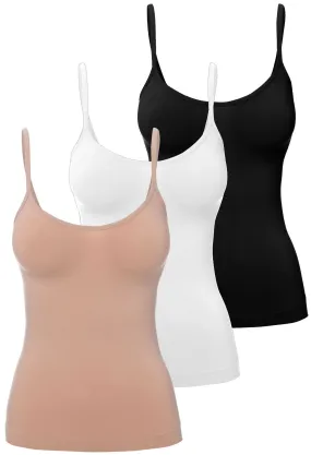 Curvy Bamboo Camisole 3 Pack