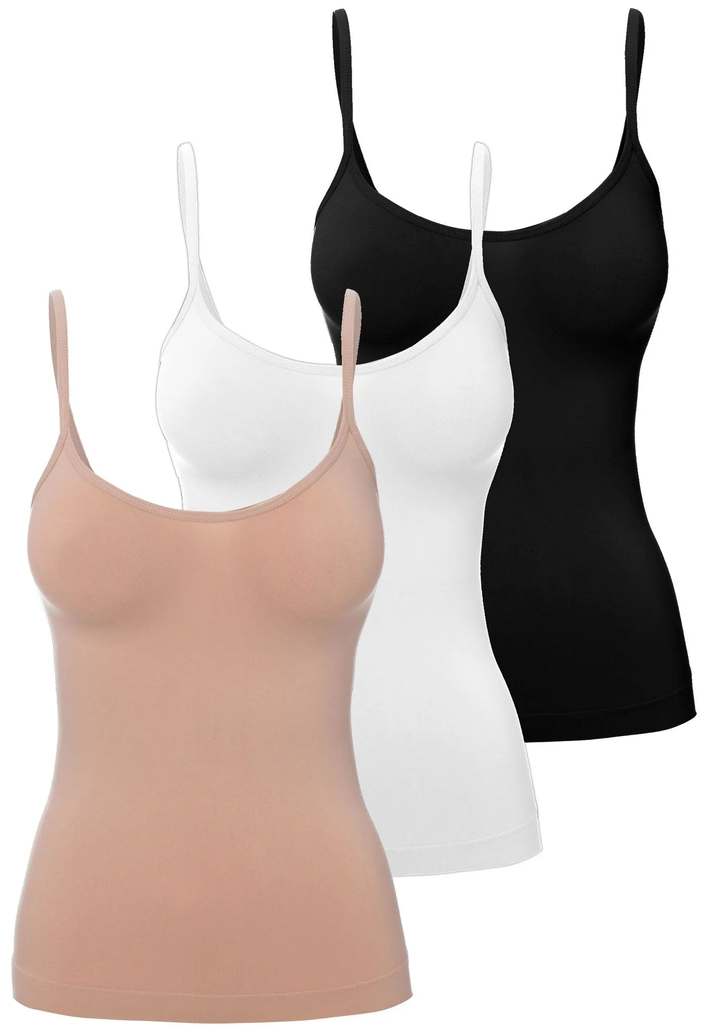 Curvy Bamboo Camisole 3 Pack