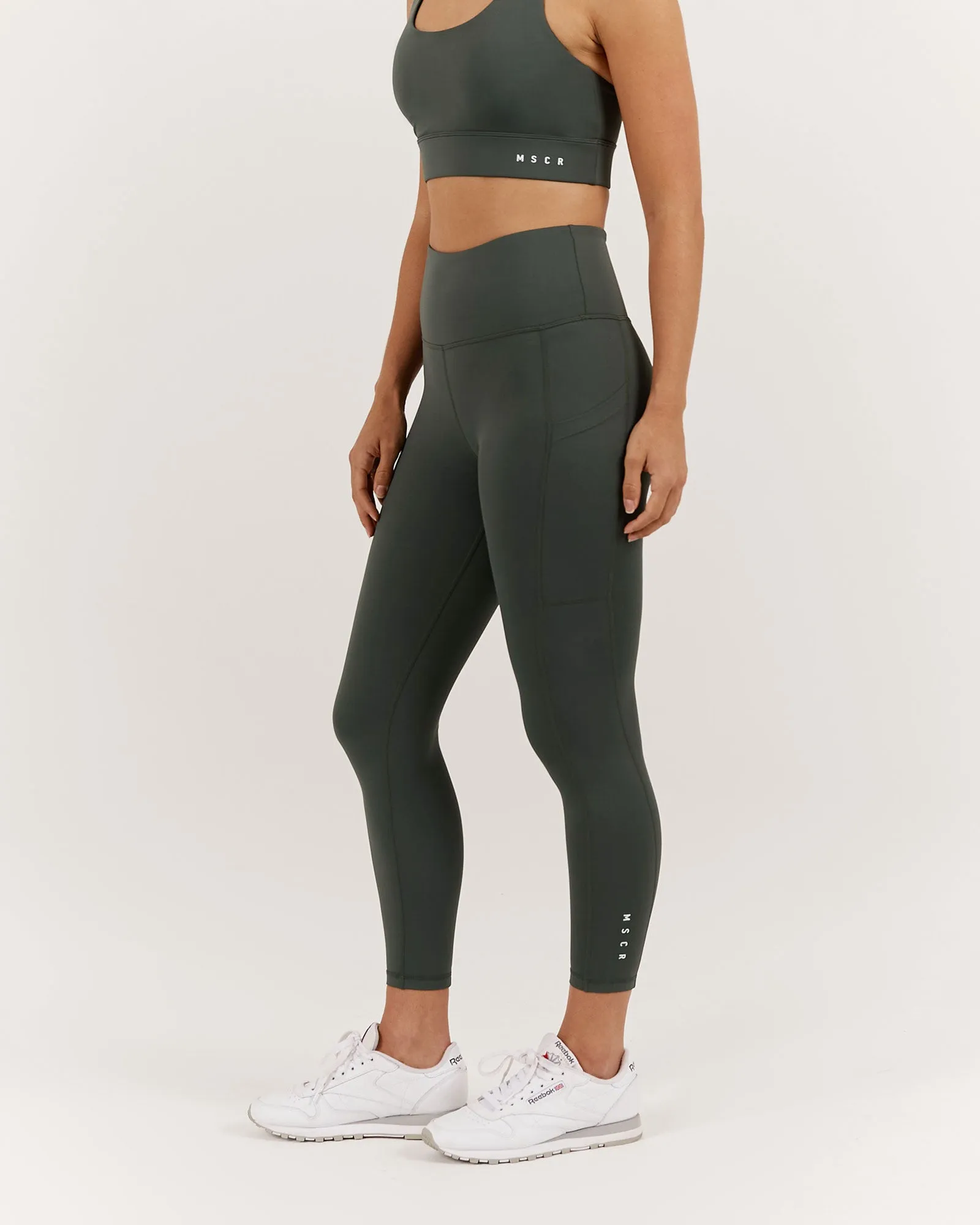 ELEVATE  LEGGINGS 7/8 - FERN