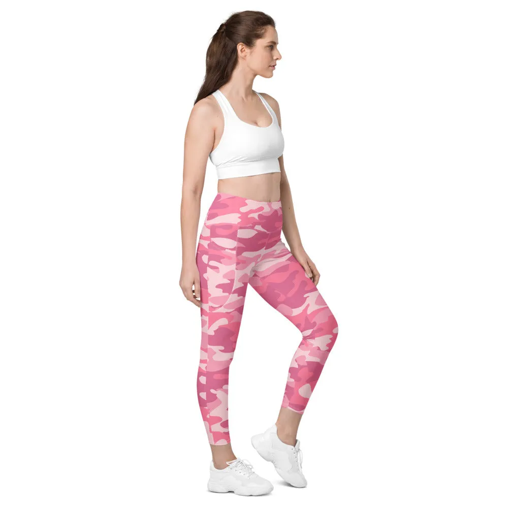 ELEVATED ESSENTIALS, THE PERFECT SIDE POCKET LEGGING PINK CAMO