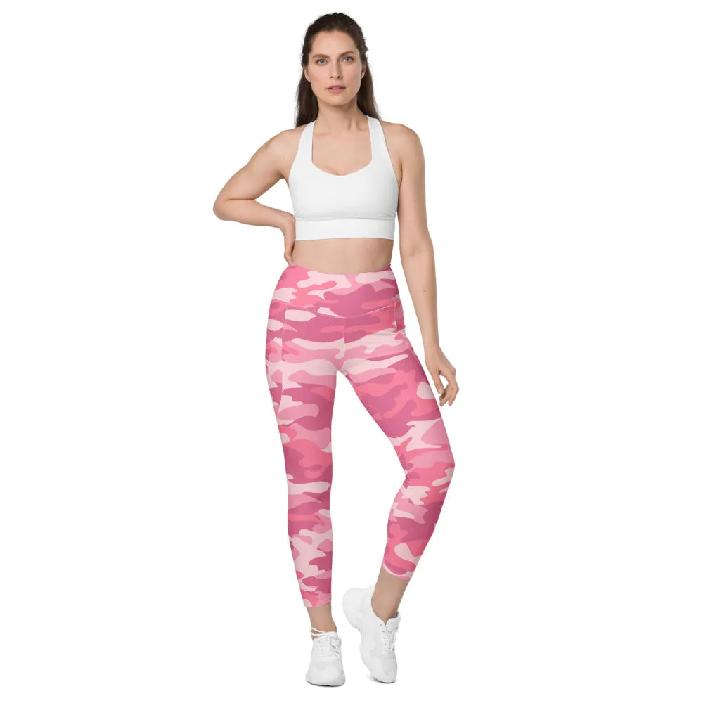 ELEVATED ESSENTIALS, THE PERFECT SIDE POCKET LEGGING PINK CAMO