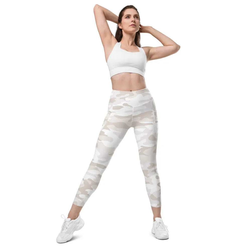 ELEVATED ESSENTIALS, THE PERFECT SIDE POCKET LEGGING WHITE CAMO