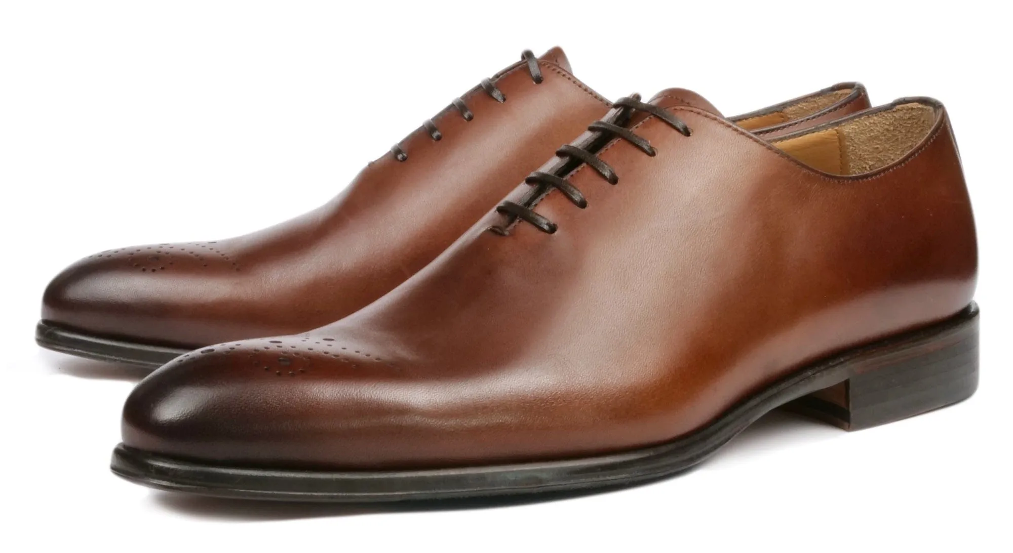 Ellington Wholecut Brogue Tan