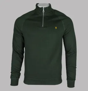 Farah Jim 1/4 Zip Sweatshirt Evergreen