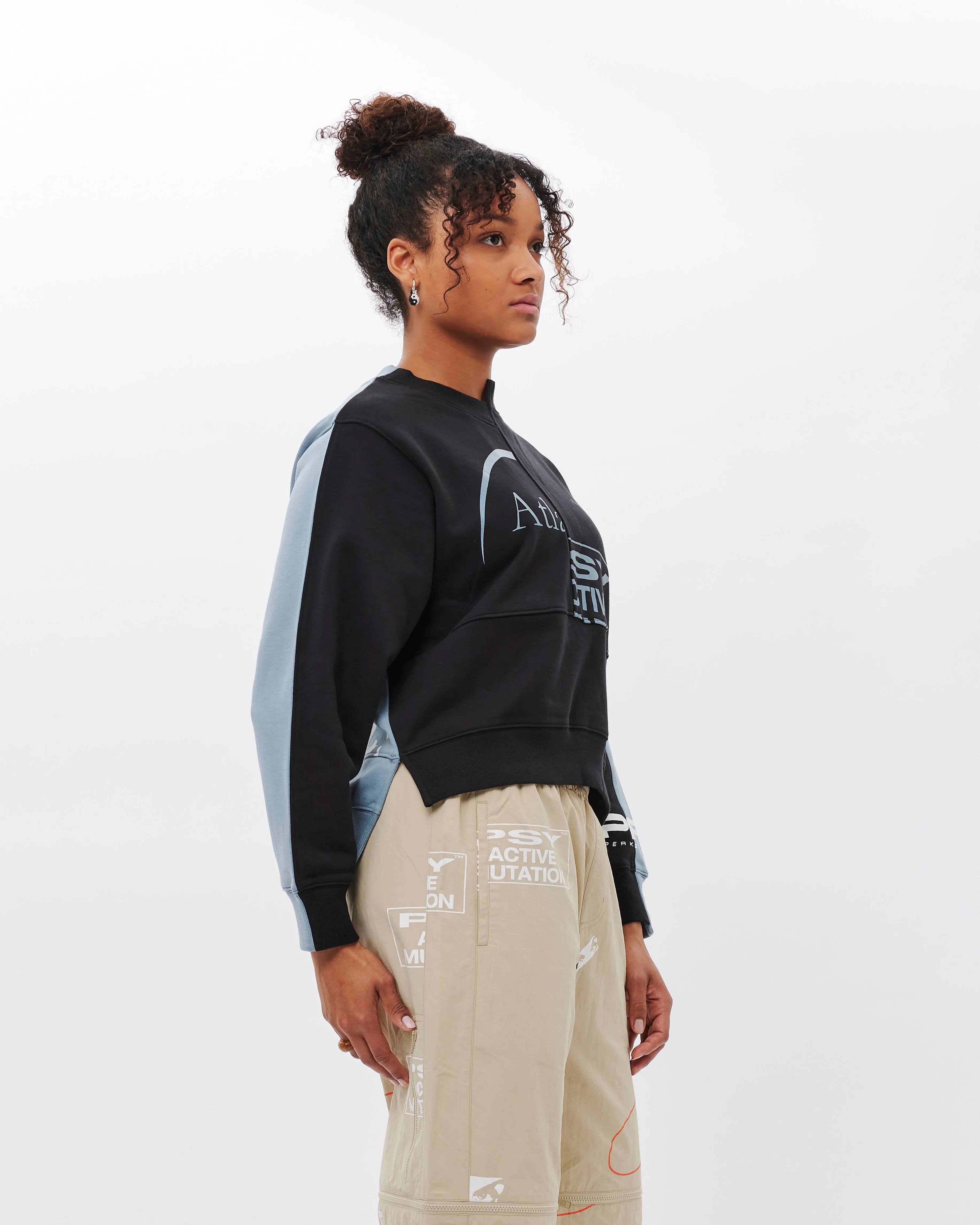 Flotsam Split Neck Sweatshirt