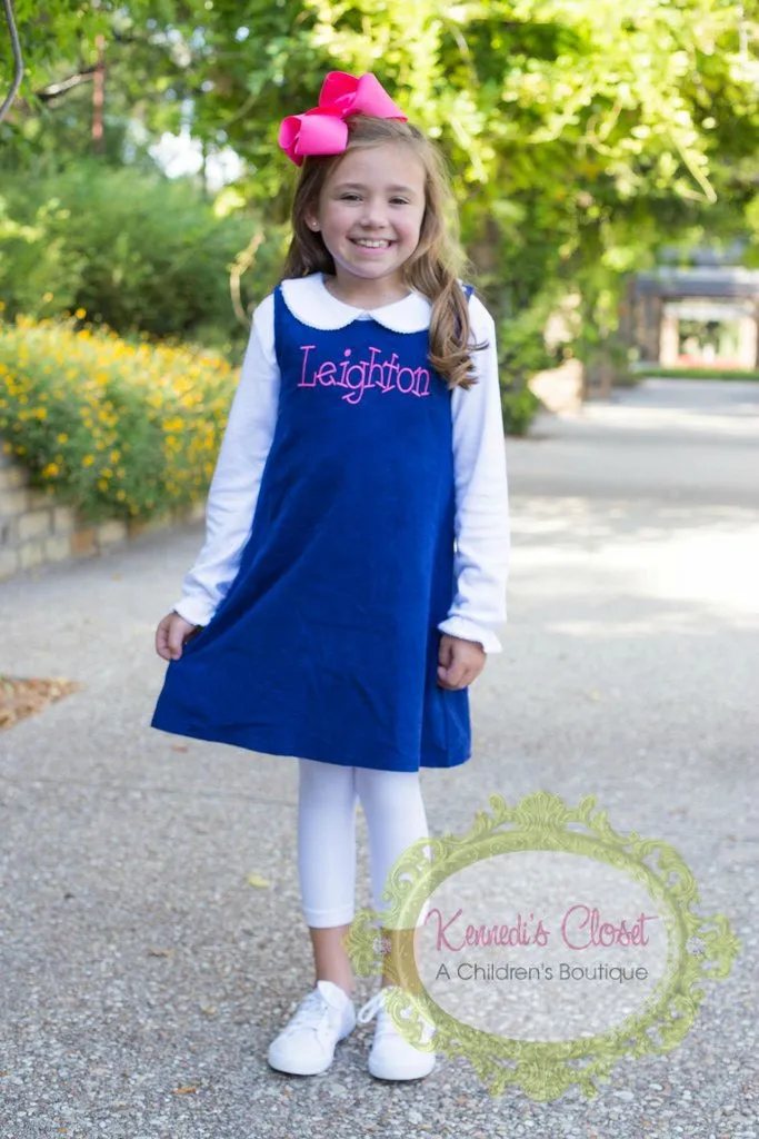 Girls Aline Dress- Cord All Colors