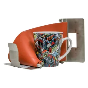 HIX 4" Tapered Sublimation Oven 12 oz. Latte Cup Wrap