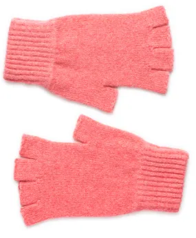 Ladies Clyde Fingerless Gloves - Coral