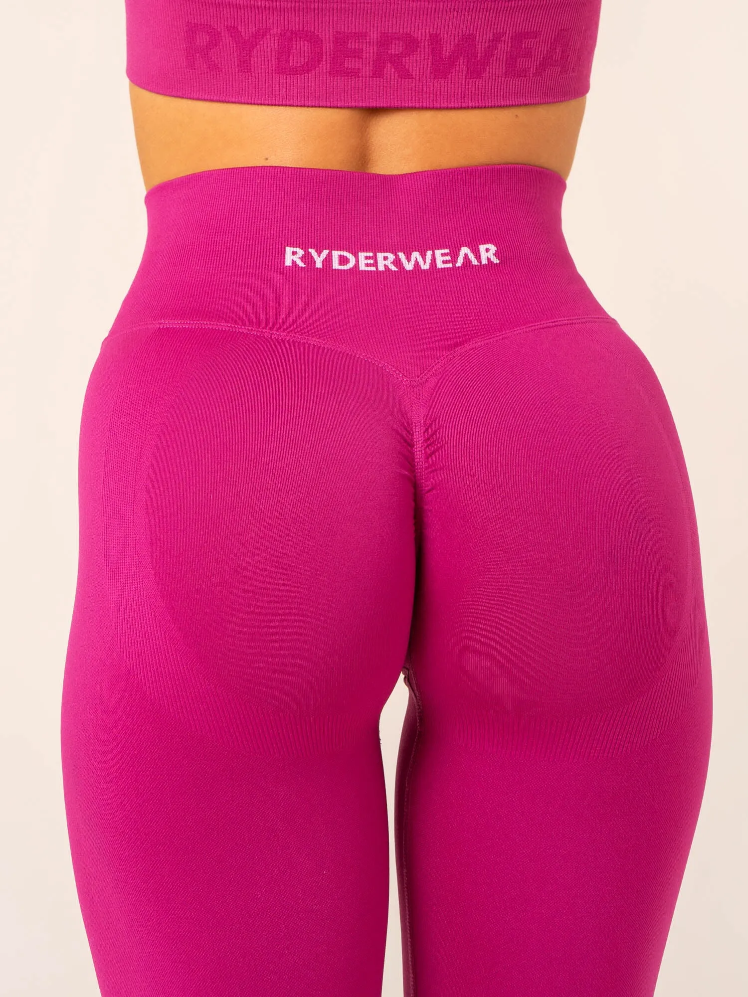 Lift BBL Scrunch Seamless Leggings - Fuchsia