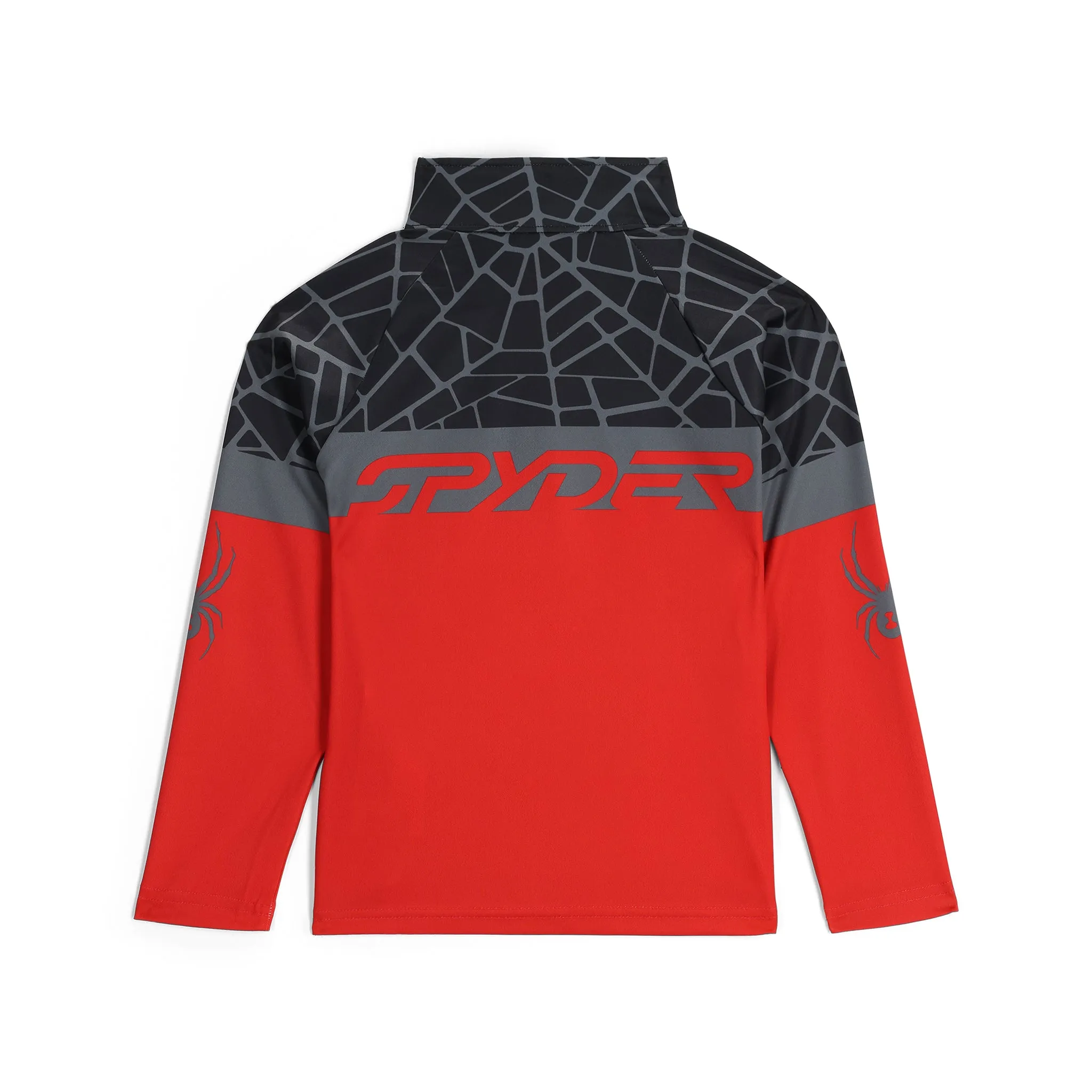 Little Boys Bug Half Zip - Spyder Red