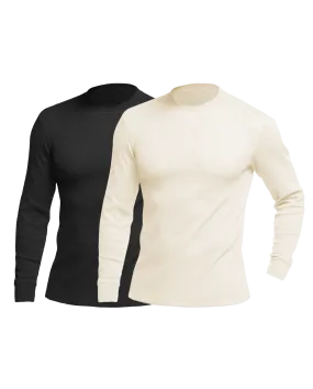 Long Sleeve Thermal Underwear Top - 2pack [HUD704]