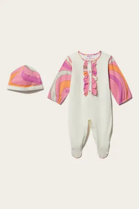 Marmo-Print Babygrow Set