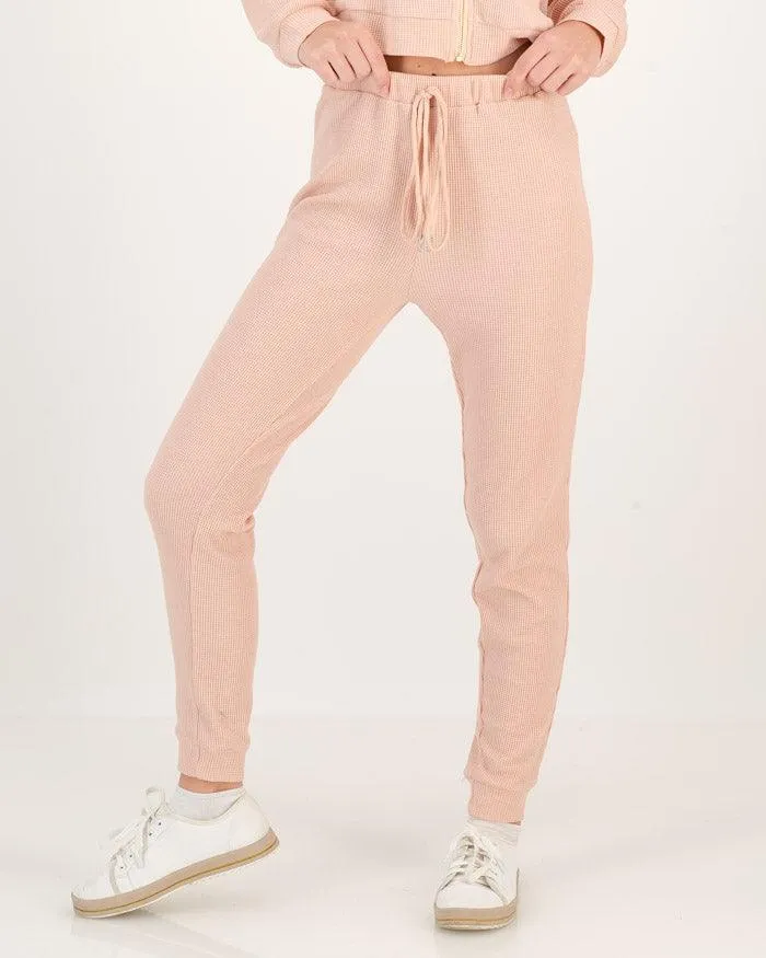 NEW KNITS LOUNGEWEAR TROUSERS - CORAL