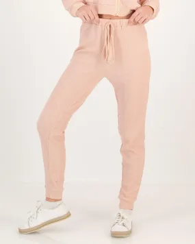 NEW KNITS LOUNGEWEAR TROUSERS - CORAL