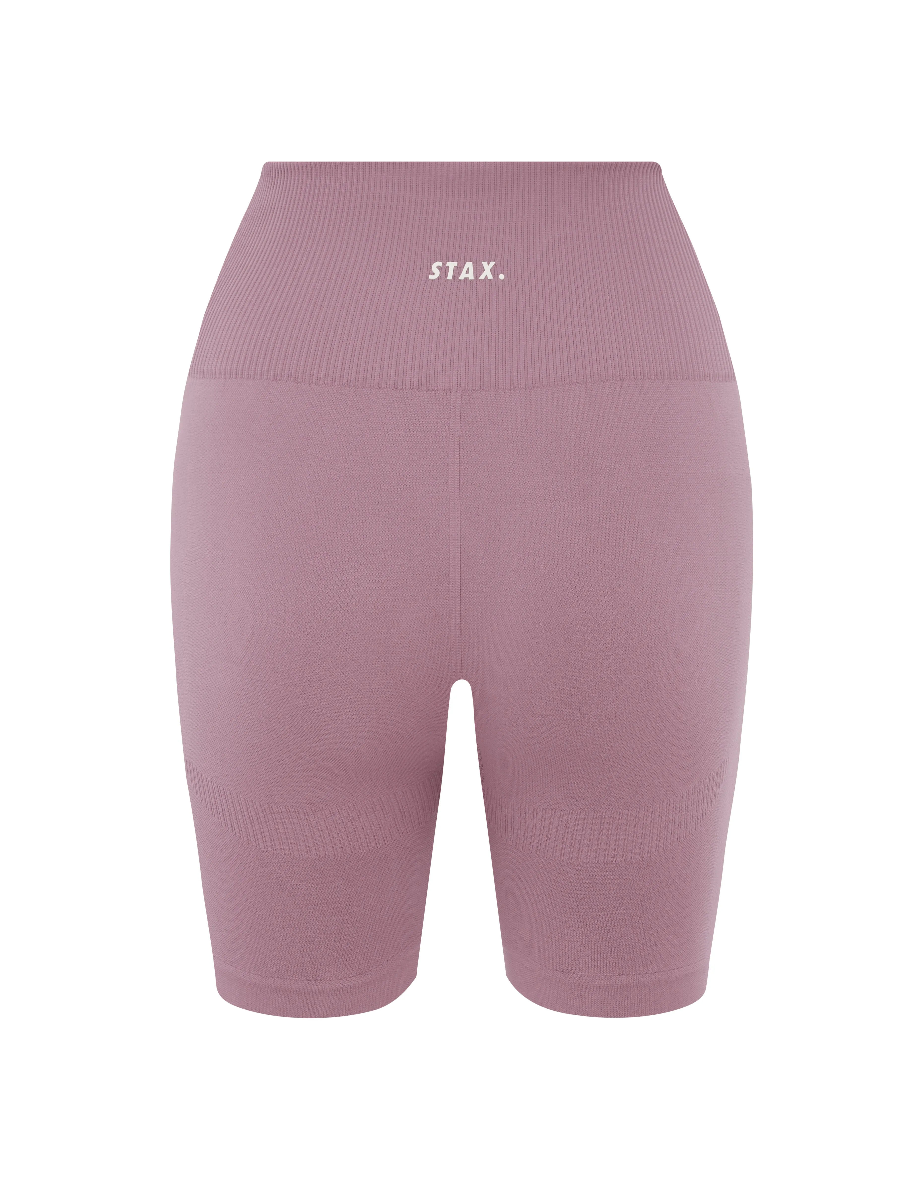 Premium Seamless Favourites Midi Bike Shorts - Dusty Rose