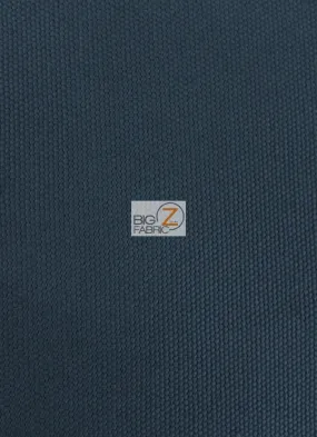 Solid Cotton Duck Canvas Fabric / Navy Blue / Sold By The Yard