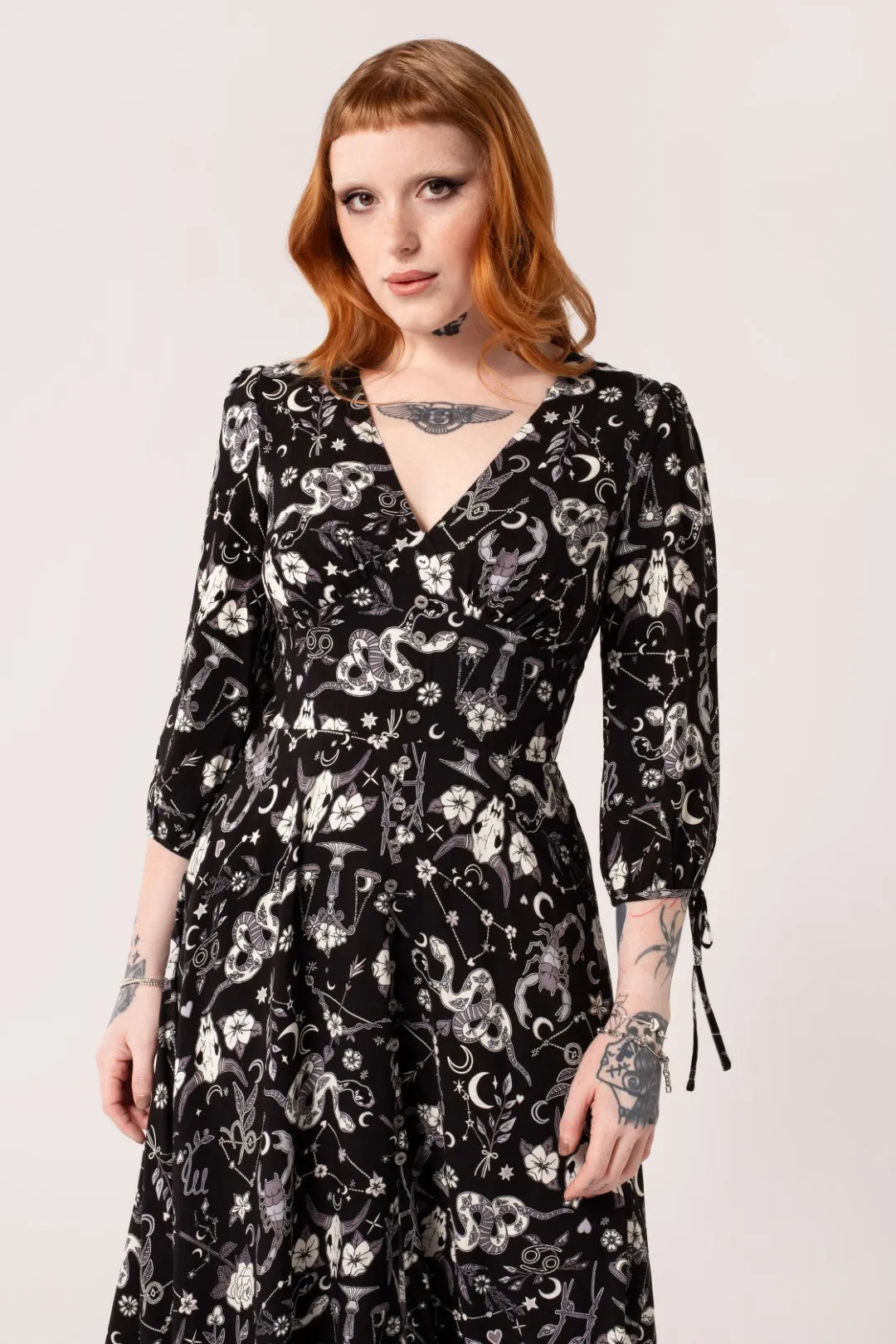 Star Sign Midi Dress