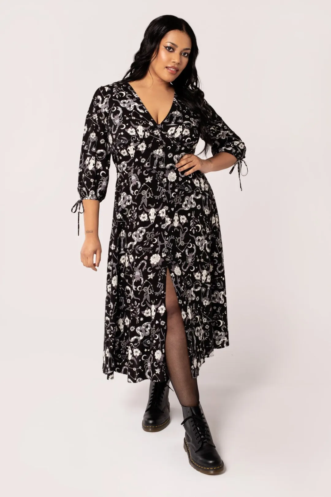 Star Sign Midi Dress