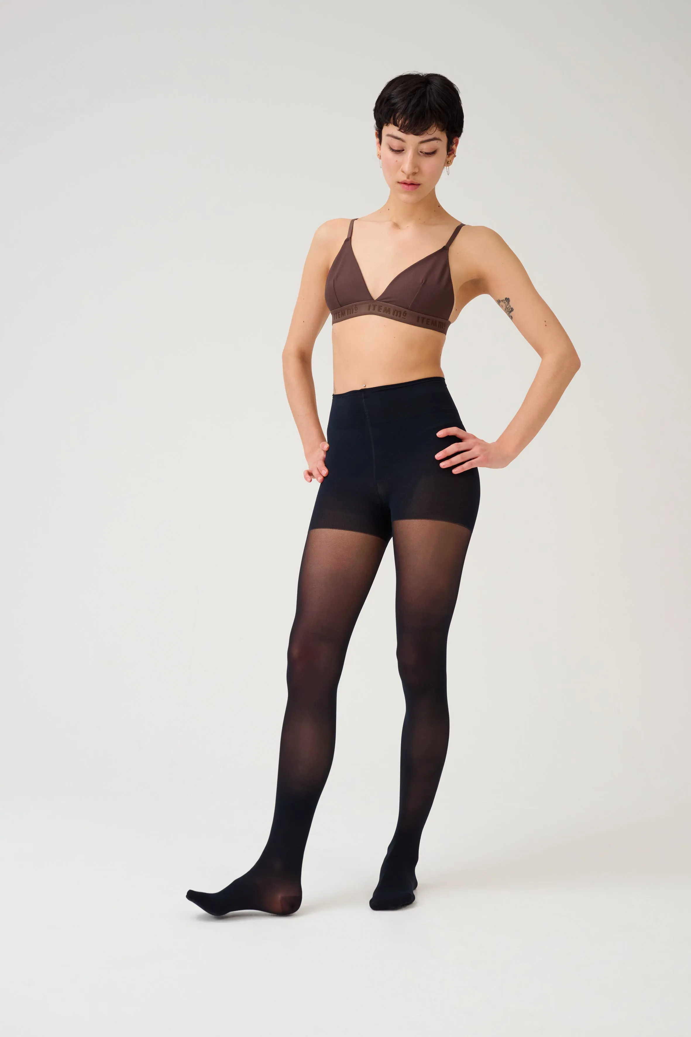 Translucent Sheer Support Tights