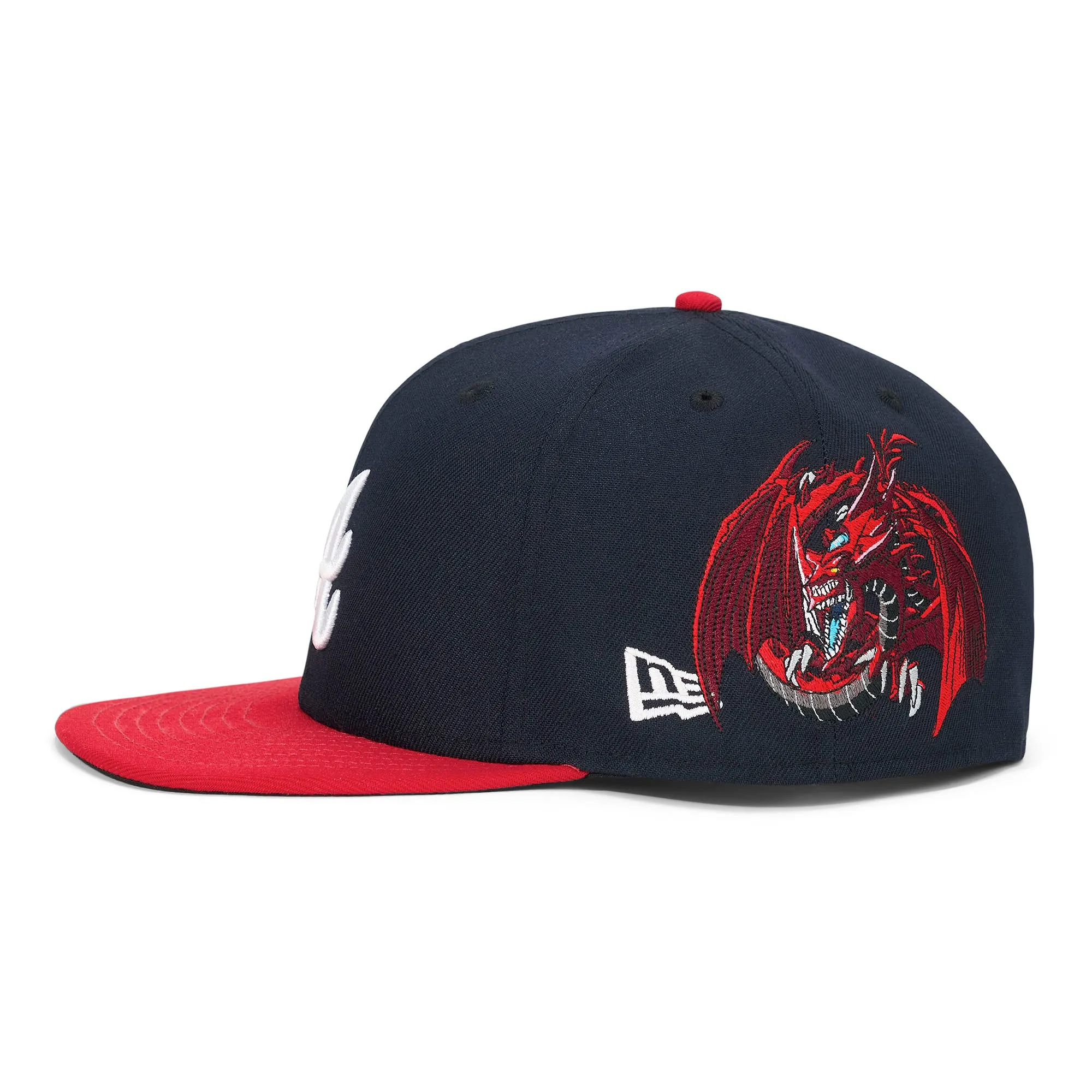 YUGIOH SLIFER ATL FITTED HAT (NAVY/RED) *PRE ORDER*